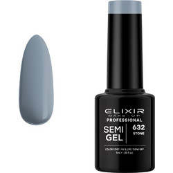 Elixir Semigel 632 Stone Ημιμόνιμο Βερνίκι Νυχιών 5ml