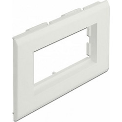 DELOCK module βάση πρίζας Easy 45 81316, 130 x 80 mm, λευκό 81316