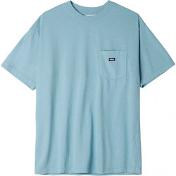 OBEY TIMELESS RECYCLED POCKET TEE SS 131080319-TUR Τιρκουάζ