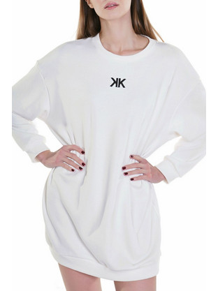 Kendall + Kylie Mini Καθημερινό Φόρεμα Λευκό KKW3703006