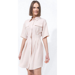 Only Mette Mini Καλοκαιρινό Καθημερινό Φόρεμα Γκρι 15265005
