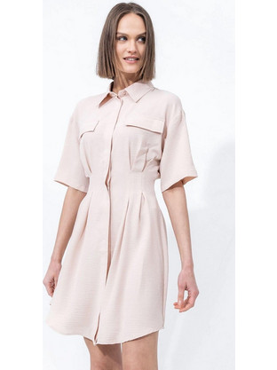 Only Mette Mini Καλοκαιρινό Καθημερινό Φόρεμα Γκρι 15265005