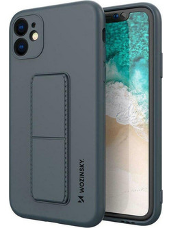 Wozinsky Kickstand Flexible Back Cover Navy Μπλε (iPhone 12 Pro Max)