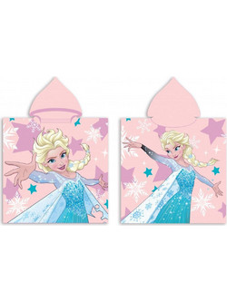 Dimcol Frozen 12 Παιδικό Πόντσο Θαλάσσης Ροζ 50x100cm