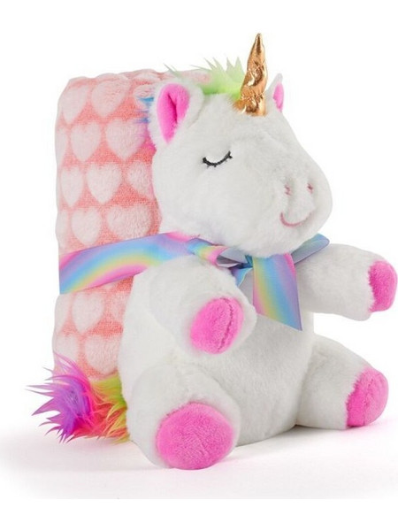 Perleti Tiara Unicorn Soft Blanket 22cm