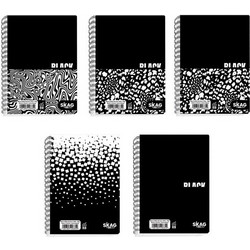 SKAG ΜΠΛΟΚΑΚΙ A6 60Φ. BLACK & WHITE 296854