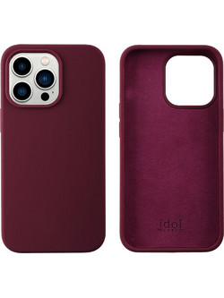 Idol 1991 Velvet Elite 4 Side Camera Guard Θήκη Burgundy (iPhone 13 Pro)