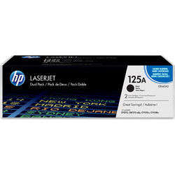 HP 125A Black Toner 2pcs