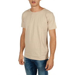 Anerkjendt Ralf basic t-shirt εκρού μελανζέ 9517327-ec