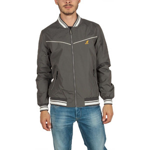 Kangol Bargo Ανδρικό Μπουφάν Bomber Γκρι k601385-gr Kangol Bargo Ανδρικό Μπουφάν Bomber Γκρι k601385-gr