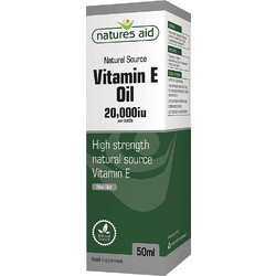 Natures Aid Vitamin E 20,000iu Oil 50ml