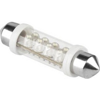 DM-0078 . LED Αυτοκινήτου 12V 10x42-8LED Sv8,5 λευκό