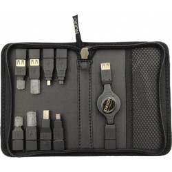 OKION Travel Kit με αναδιπλούμενο καλώδιο Spin-n-Go RC1477U