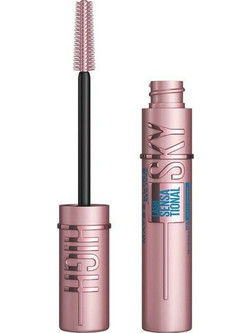 Maybelline Lash Sensational Sky High Black Αδιάβροχη Mascara για Μήκος 7.2ml