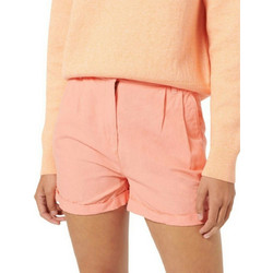 Superdry Flash Studios Γυναικείο Σορτς Λινό Ψηλόμεσο Σομόν W7110269A-ZHZ