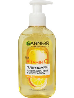 Garnier Vitamin C Clarifying Wash Gel Καθαρισμού Προσώπου 200ml