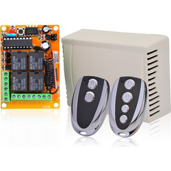 Ασύρματος Δέκτης 4 Καναλιών, YET404PC DC12V/CD24V 315mhz/433mhz RF Wireless Gate Door 4 Channel Receiver , remote control Receiver