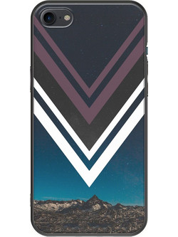 Θήκη Night Sky iPhone 7 Black TPU (Μαύρη Σιλικόνη)