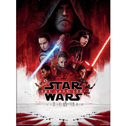 Star Wars The Last Jedi (One Sheet) Wooden Framed 30 x 40cm Print - FP12169P