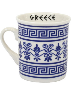 Μοτίβο αρχαίο Ελληνικό - Κούπα espresso από πορσελάνη 90ml