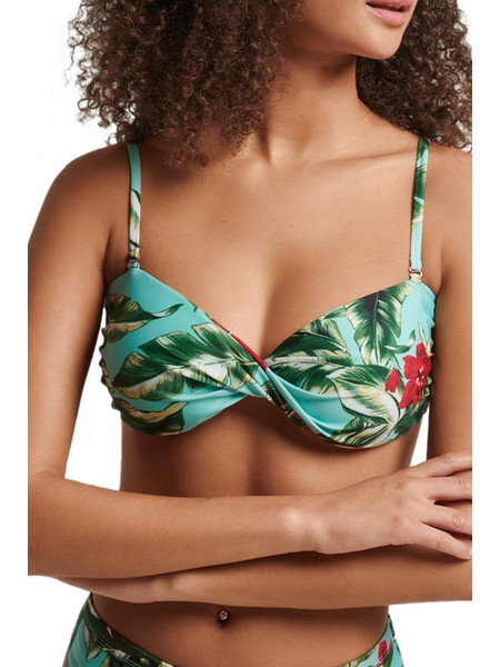 Superdry Bikini Top Μπουστάκι Πράσινο W3010276A-3JI