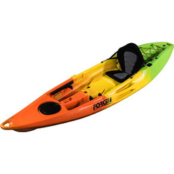 Force Pacific SOT Full Πλαστικό Kayak 1 Ατόμου Πορτοκαλί Κίτρινο Πράσινο