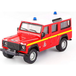 Bburago Land Rover Defender Fire Official Emergency Series 081035