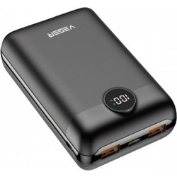 Veger Power Bank 20000mAh 20W με 2 Θύρες USB-A Quick Charge 3.0 Black
