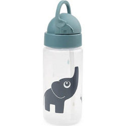 Done by Deer Elphee Παιδικό Μπουκάλι Πλαστικό BPA Free με Καλαμάκι Μπλε 350ml