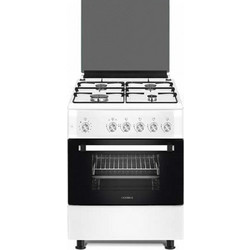 Calfer Gas F6TS40G2-W Κουζίνα Αερίου 64lt με Εστίες Αερίου 60cm