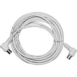 Adeleq Καλώδιο Κεραίας Coax Male to Coax Female 3m White 9-0320