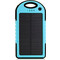 ES500 Ηλιακό Power Bank 5000mAh με Θύρα USB-A Black Blue