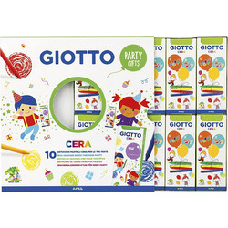Giotto Cera Party Κηρομπογιές Σετ 10x4τμχ