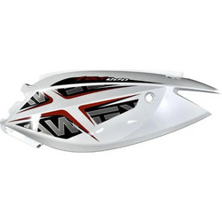 ΚΑΠΑΚΙ ΠΛΑΪΝΟ KEEWAY F-ACT 50 2T 12'-16' ΑΡΙΣΤΕΡΟ ΛΕΥΚΟ ΜΕ ΚΟΚΚΙΝΟ ΑΥΤΟΚΟΛΛΗΤΟ ΓΝΗΣΙΟ