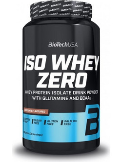 Biotech USA ISO Whey Zero Chocolate Πρωτεΐνη Ορού Γάλακτος Γράμμωσης Χωρίς Λακτόζη & Γλουτένη 908gr