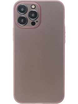 Vivid TPU Slim Back Cover Transparent / Pink (iPhone 13 Pro)