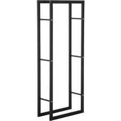 Μεταλλική Ξυλιέρα Τζακιού 60 x 25 x 150 cm HOMCOM 820-148