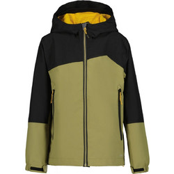 Icepeak Αθλητικό Παιδικό Μπουφάν Χειμωνιάτικο Softshell Αδιάβροχο Μαύρο Πράσινο 50011516I-572