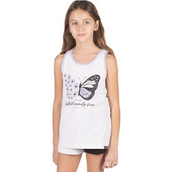 District75 Παιδικό T-Shirt Αμάνικο Λευκό 123KGTA-700-091