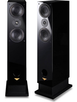 Usher P-717 Ζεύγος Ηχείων Hi-Fi Δαπέδου 115W 2 Δρόμων Black