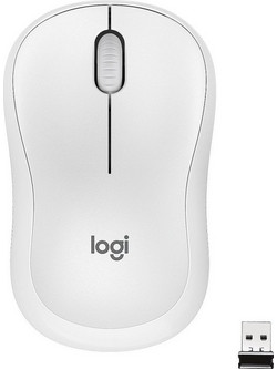 Logitech M220 Silent Ασύρματο Ποντίκι White