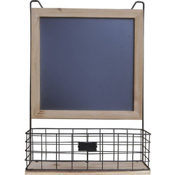 Ράφι Τοίχου Με Μαυροπίνακα (40x12x60εκ.) 76574