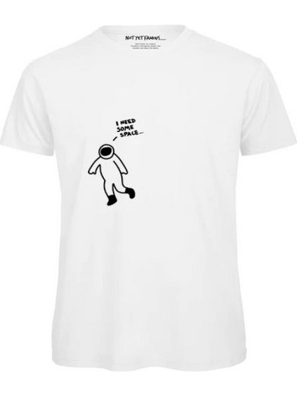 Γυναικείο t-shirt I Need Some Space - Άσπρο Extra Small