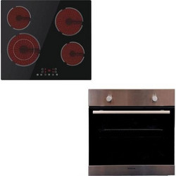 Davoline Φούρνος Ηλεκτρικός Άνω Πάγκου 66lt 52cm OBS5000 με Κεραμικές Εστίες HVC6005T