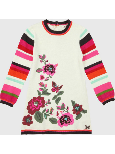 Kenzo Παιδικό Φόρεμα Μάλλινο Λευκό KA30065-11