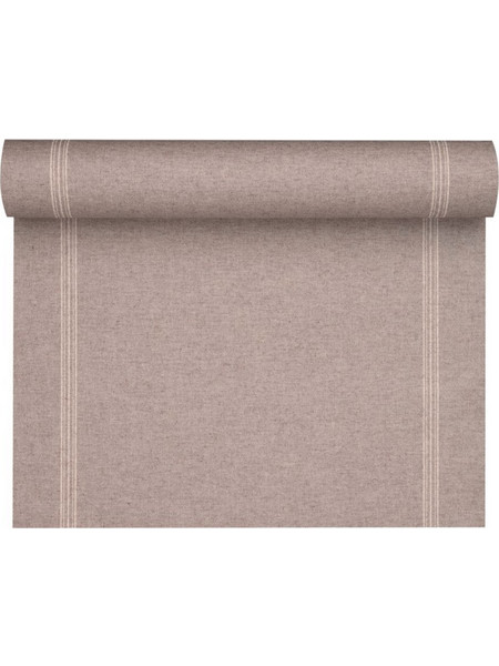 Runner ύφασμα διάστασης 40x120cm σε ανοιχτό καφέ 6 τμχ