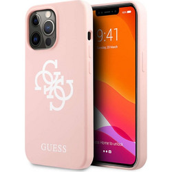Guess Logo Collection Back Cover Pink (iPhone 13 Pro)