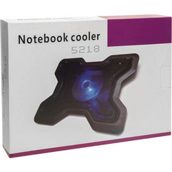 Detech 15012 Cooling Pad για Laptop έως 17" με 1 Ανεμιστήρα