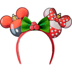 Loungefly Disney Mickey & Minnie Christmas ear headband