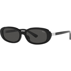 Polo Ralph Lauren PH4198U 5001/87 Γυναικεία Γυαλιά Ηλίου Οβάλ Κοκάλινα Μαύρα με Μαύρο Polarized Φακό